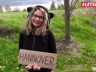 hardcore LETSDOEIT - Busty Hitchhiker Milf Izzy Mendosa Pays With Pussy For Her Travel To Hannover big tits german