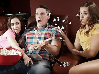 hd videos FILF - Liza And Lily Jordan Get Wild With Their Stepdaddy hardcore threesome
